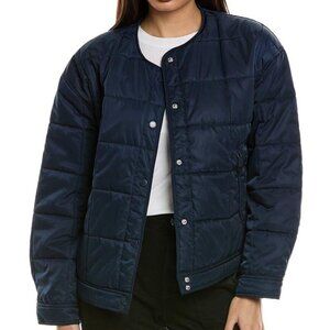 NWT Rebecca Minkoff Box Quilted Jacket in Navy